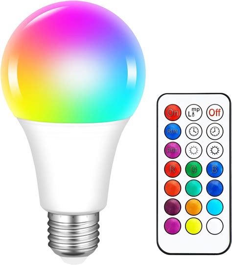 SCNNC Lampadine Colorate LED E27 A70 RGB 10W Lampadina LED Cambia