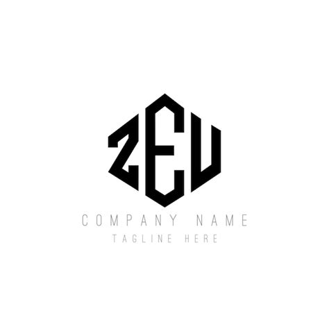 Premium Vector Zeu Letter Logo Design With Polygon Shape Zeu Polygon