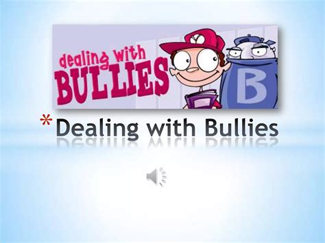 Dealing With Bullies Alba Hysi Good Presentation Ppt