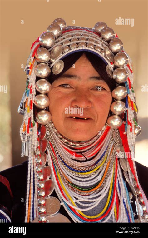 Hill Tribes Akha Woman Hill Tribe Woman Of Akha Culture Northern