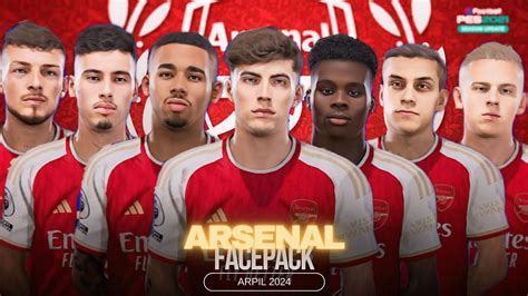 Arsenal Facepack Efootball Pes Fl Sider Pc Youtube