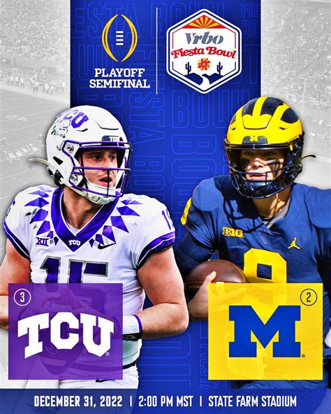 Fiesta Bowl Tcu Vs Michigan Preview And Best Free Pick