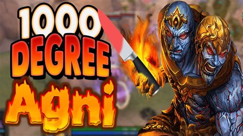 Smite 1000 Degree Agni Vs Randos Agni Damage Build AUTO THEM DOWN