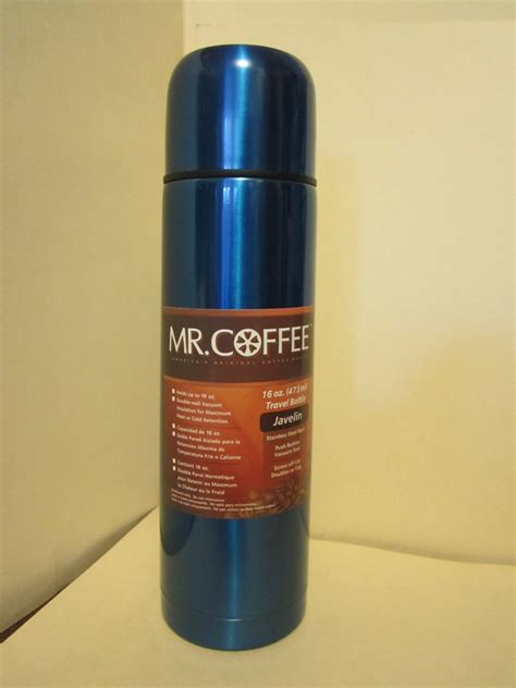 Mr Coffee Javelin Thermos Oz Ml Vacuum Insulated Stainless Steel