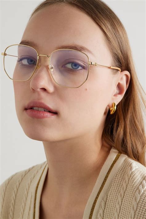 Gucci Eyewear S Optical Glasses Have Been Crafted In Japan With Hexagonal Frames That Look Good