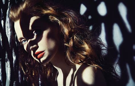 Wallpaper Shadow Red Jessica Chastain For Mobile And Desktop Section