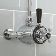 Milano Elizabeth Traditional Concealed Thermostatic Twin Shower Valve