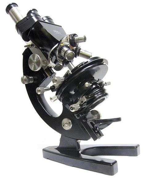 Carl Zeiss Jena, 221904. Model FZE. Large microscope with interchangeable tubes and centering ...