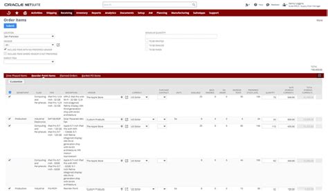 NetSuite Demand Planning Module Features Functionality