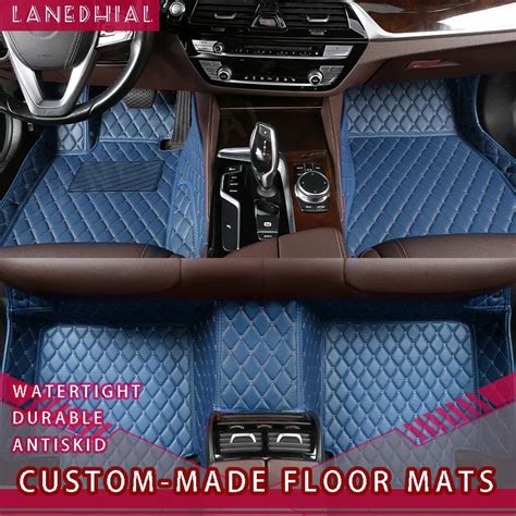 Custom Leather Car Floor Mats For Peugeot All Model Rcz