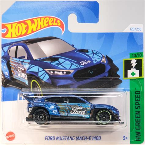 Caça Ao Tesouro Hot Wheels Ford Mustang Mach e 1400 HW Green Speed Etsy