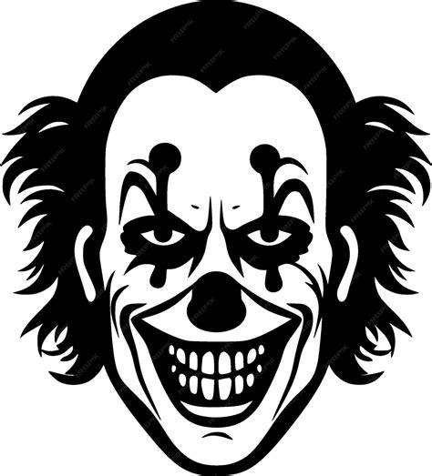 Premium Vector Clown Minimalist And Flat Logo Vector Illustration