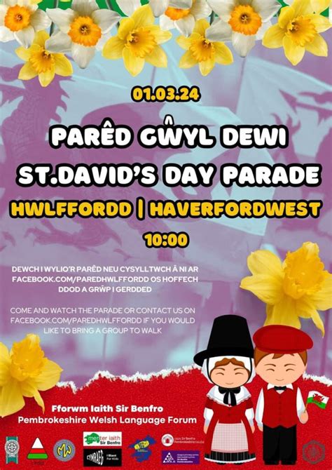 Celebrating Dydd G Yl Dewi Saint Davids Day Y Mentrau Iaith