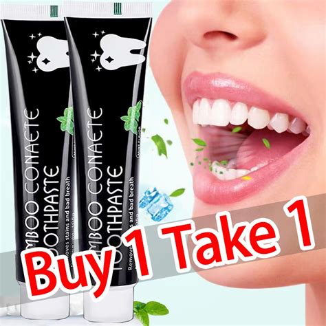 Bamboo Charcoal Toothpaste Whitening Teeth Whitening Toothpaste For