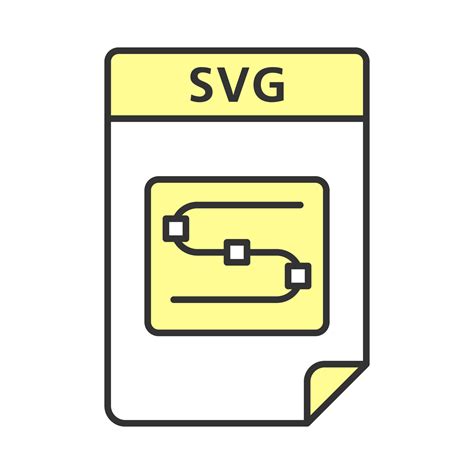 Icono De Color De Archivo Svg Gráficas Vectoriales Escalables Formato