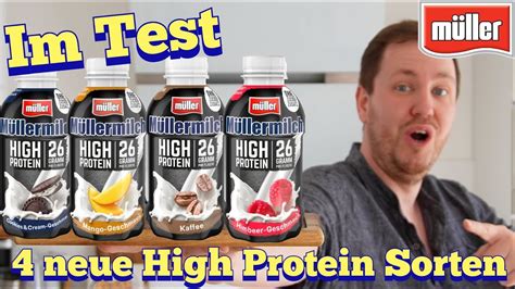 M Llermilch High Protein In Cookies Cream Kaffee Mango Himbeer