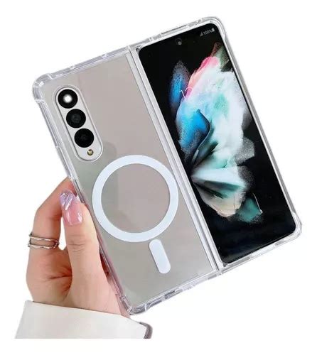 Funda Magn Tica Transparente Para Samsung Galaxy Z Fold For Samsung