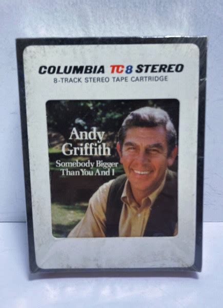 Andy Griffith Somebody Bigger Than You And I 1972 8 Track Cartridge