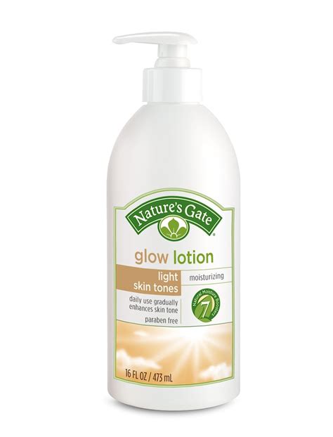 Natures Gate Glow Lotion Light 16 Ounce Pack Of 2