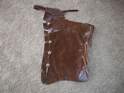Custom Made Leather Shotgun Chaps Newr Bar K Etsy