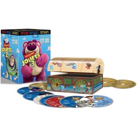 Histoire De Jouets Trilogie Blu Ray Collection Coffre Jouets