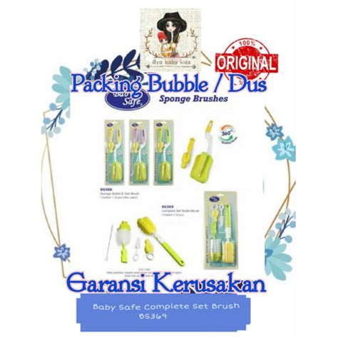 Jual Baby Safe BS369 Complete Set Bottle Brush Sikat Dot Botol Susu