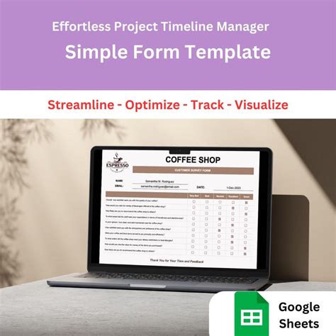 simple form template editable easy   digital  etsy