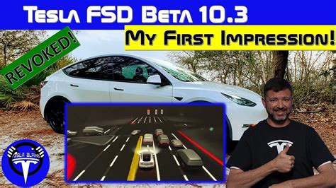 Tesla Full Self Driving Beta FSD V10 3 First Impression Model Y