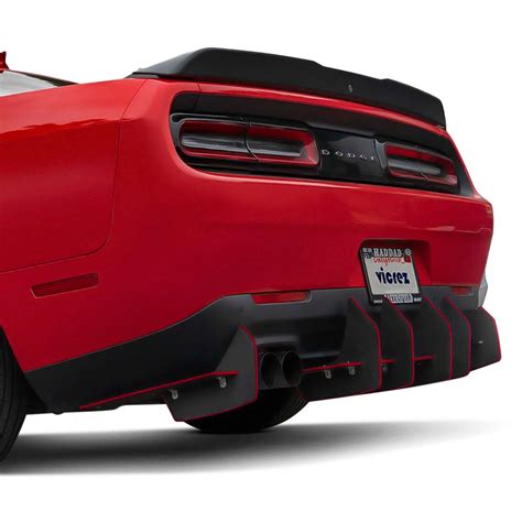 Vicrez Vz102171 CFZ VR2 Style Carbon Flash Metallic Rear Diffuser