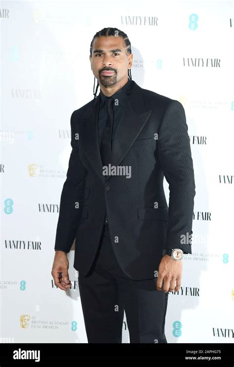 David Haye Attending The Vanity Fair Ee Bafta Rising Star Party At The