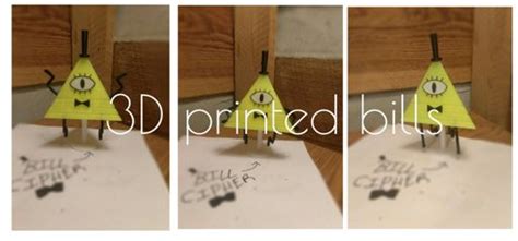 3d Printed Bill Cipher Gravity Falls Amino