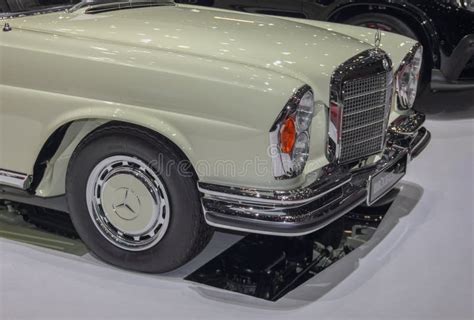 Switzerland Geneva March 8 2018 The Mercedes Benz 280 SE Cab