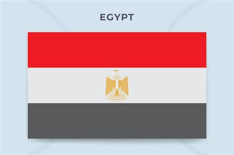 Premium Vector Egypt National Flag Design Template