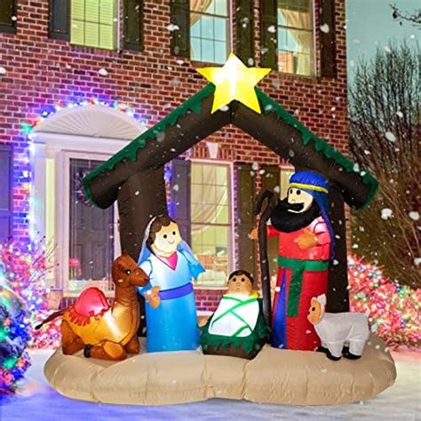 Amazon Kegemor Christmas Inflatables Outdoor Decorations Ft Giant