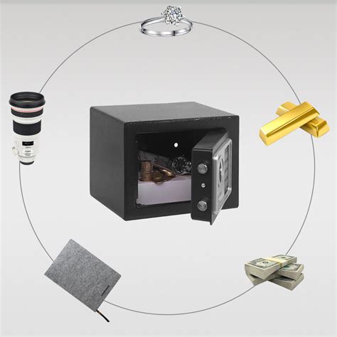 Segmart Electronic Small Wall Safe With Keypad 024cu Ft Digital