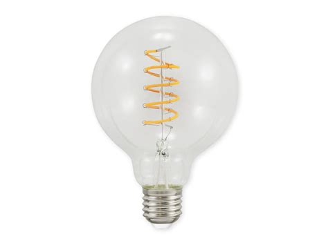 Led žárovka E27 4w G95 Filament Retro Crystal Teplá Bílá 2200k