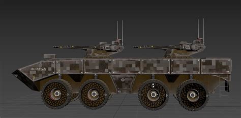 3d Model Tank Model Military Si Fi Dual Source Files Attached 4k