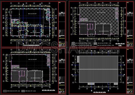 50autocad Drawings Of Steel Factory Plan Sections And Elevation 204m