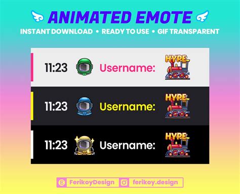 Hype Train Animated Emote Excited Animation Discord Etsy Canada