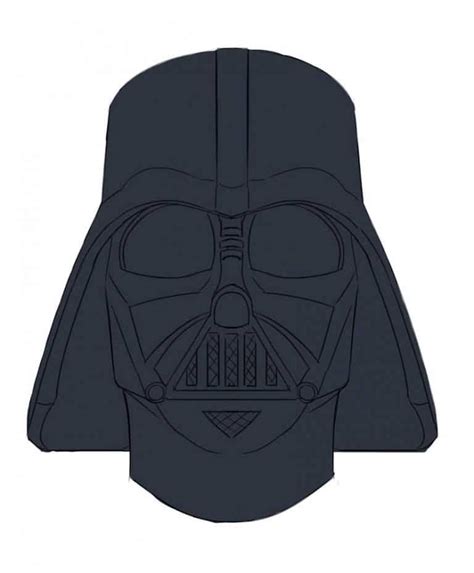 2 Ways To Draw Darth Vader Learn To Draw Darth Vaders Helmet And Full