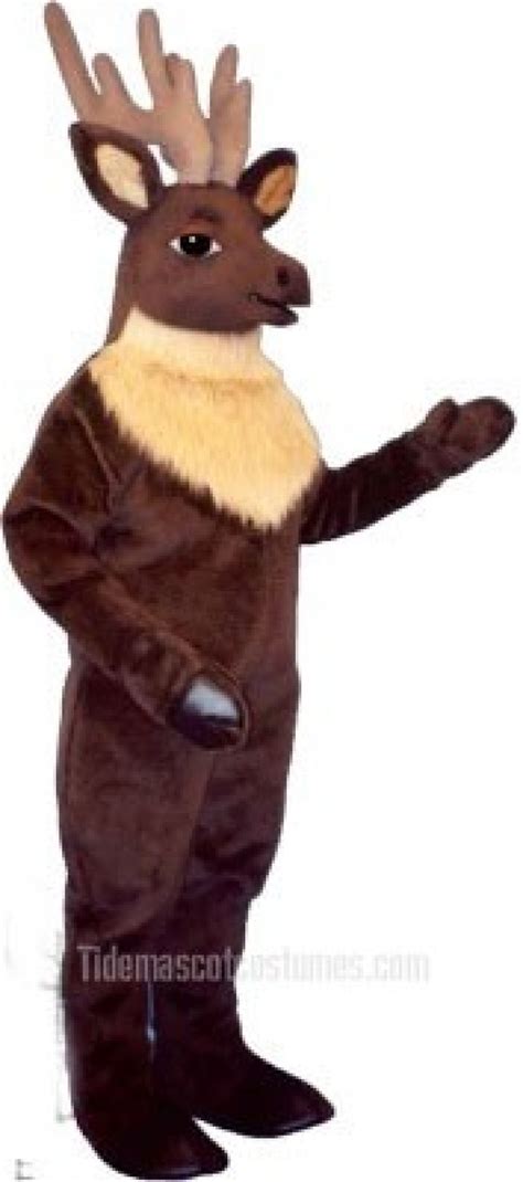 Cute Regal Elk Deer Mascot Costume