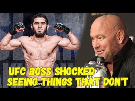 Islam Makhachev S Condition Amazes Ufc Boss Who Says He S Never Seen