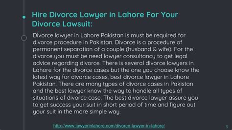 Ppt Divorce Lawyer In Lahore To Perform Legal Divorce Procedure