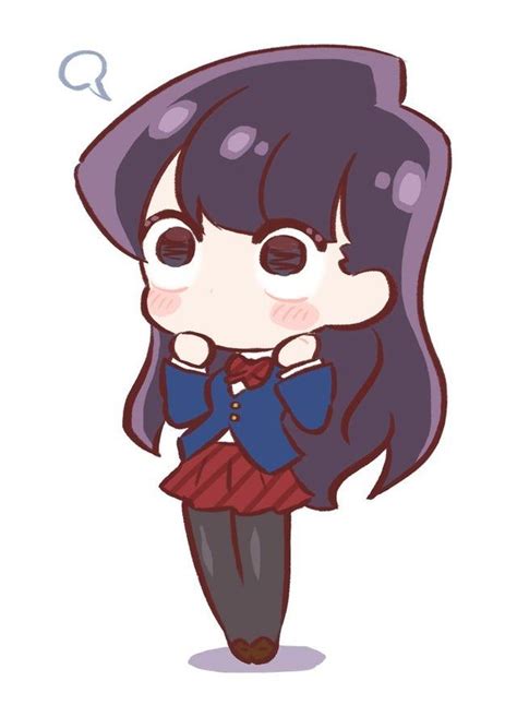 The Smollest Komi Komi San Anime Chibi Cute Anime Character Chibi