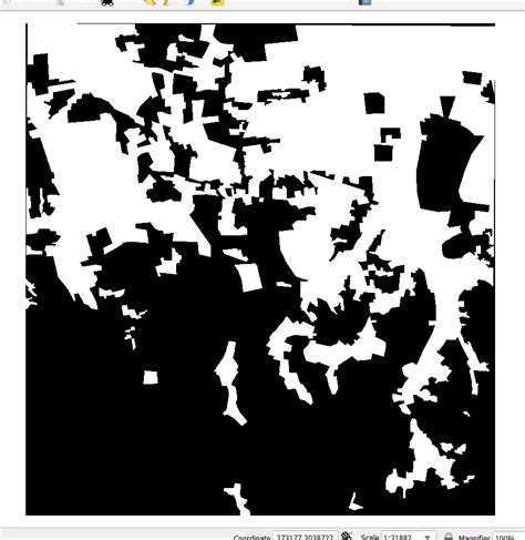 Qgis Converted Vector To Raster File Is Black And White In Colour