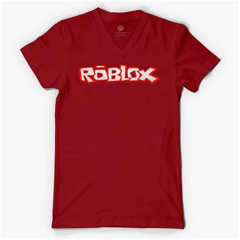 Roblox Title V Neck T Shirt Customon