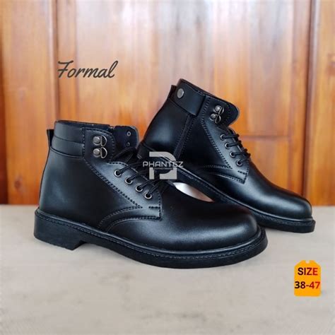 Jual Sepatu Pdh Formal Pria Dinas Tni Polri Security Ankle Boot Dinas