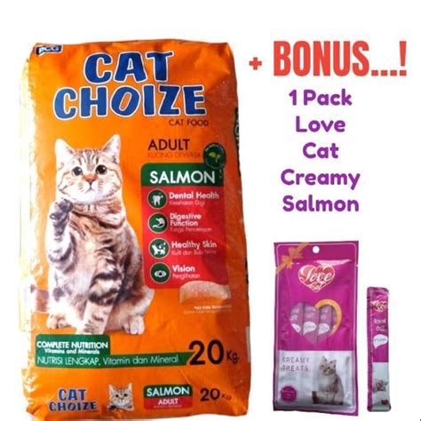 Jual Makanan Kucing Cat Choize Adult Salmon 20Kg Grab Gojek Di Seller