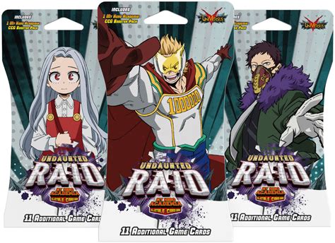 Universus My Hero Academia Collectible Card Game Set Undaunted Raid