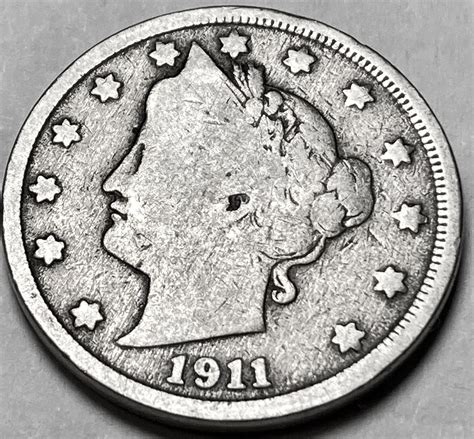 1911 P Liberty Nickels - For Sale, Buy Now Online - Item #709866